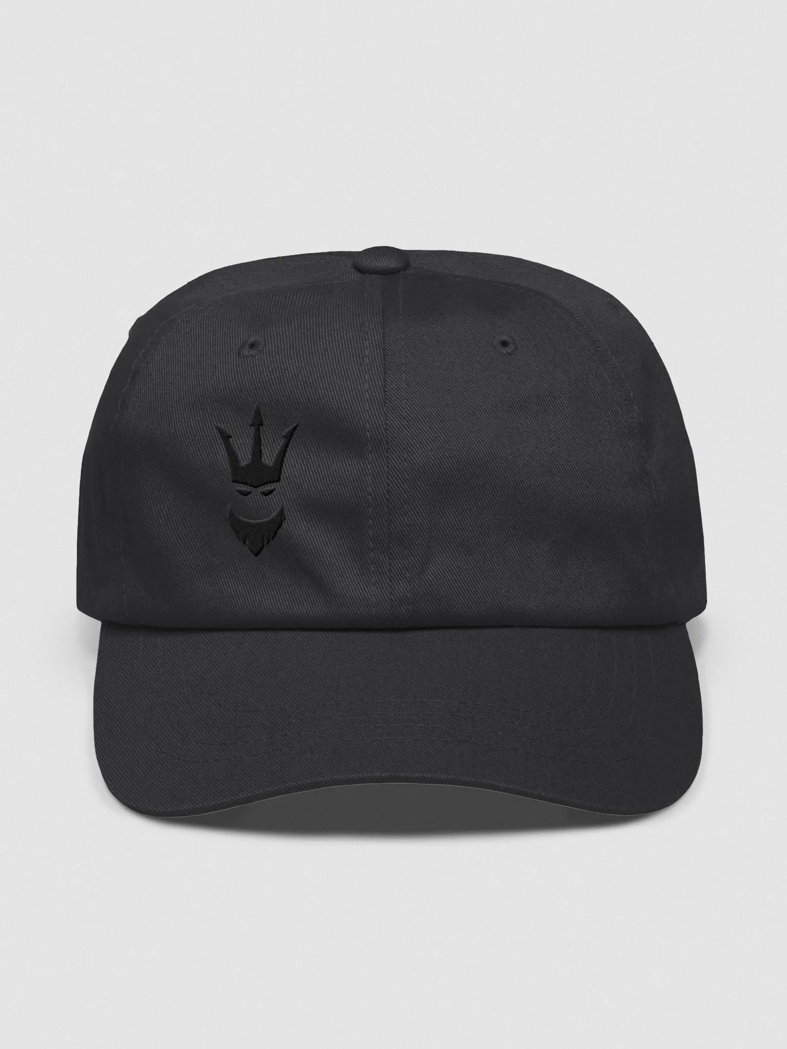 Black on Black CB Logo Dad Cap product image (1)
