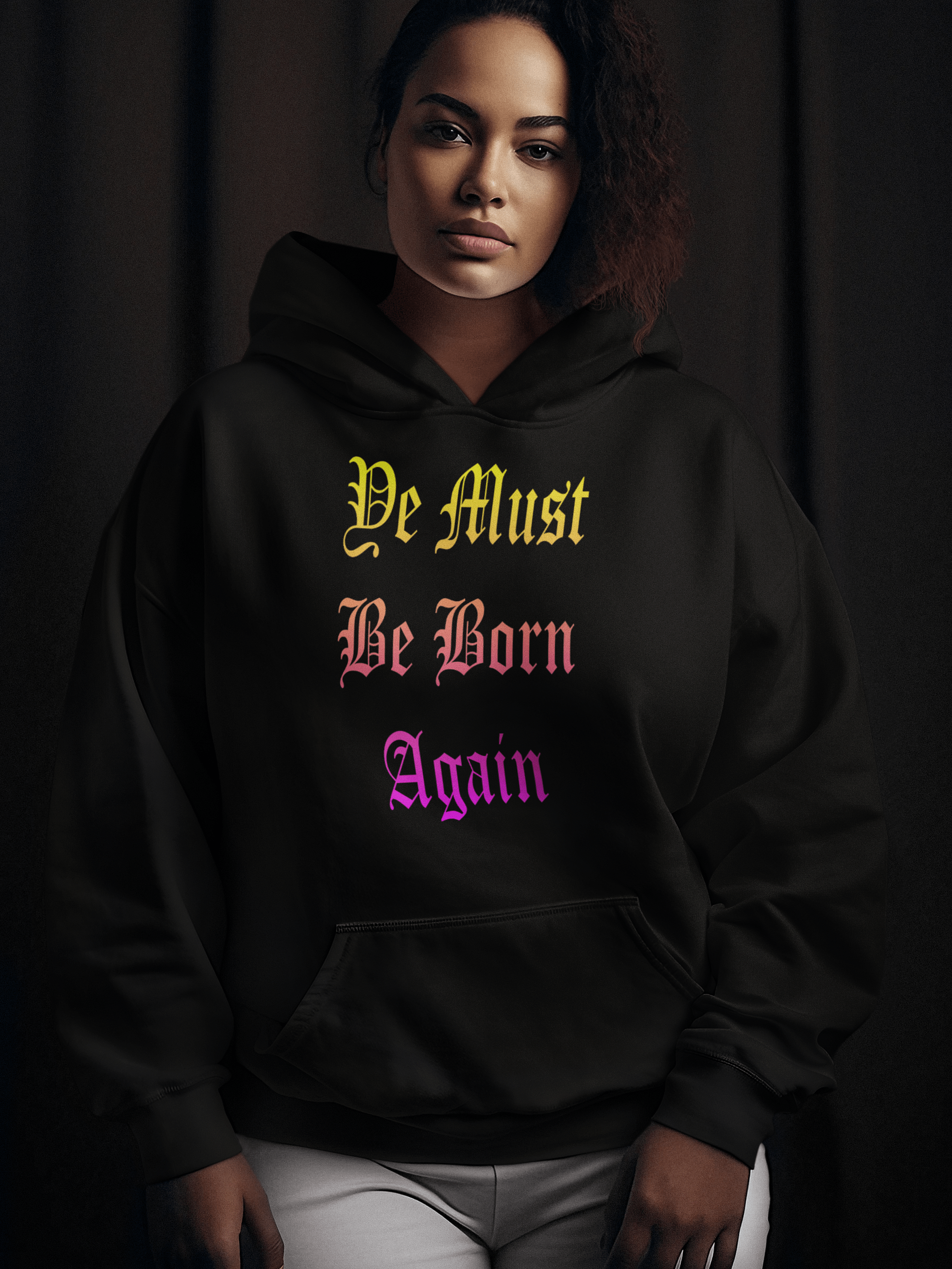 Hoodie Christian Ye Must Be Born Again Hoodie product image (2)