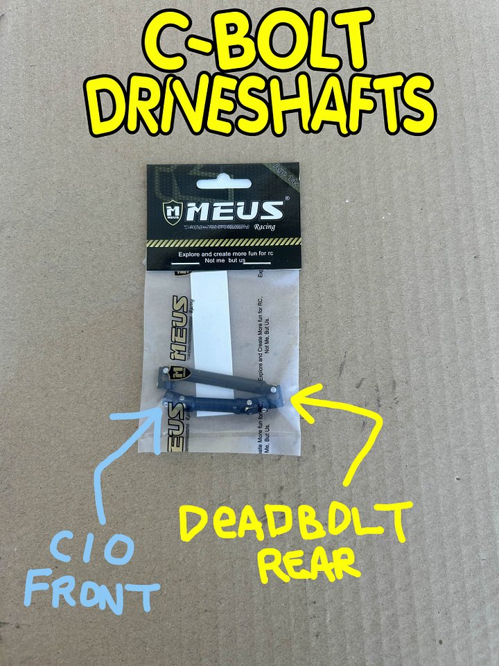 C-BOLT DRIVESHAFTS product image (1)