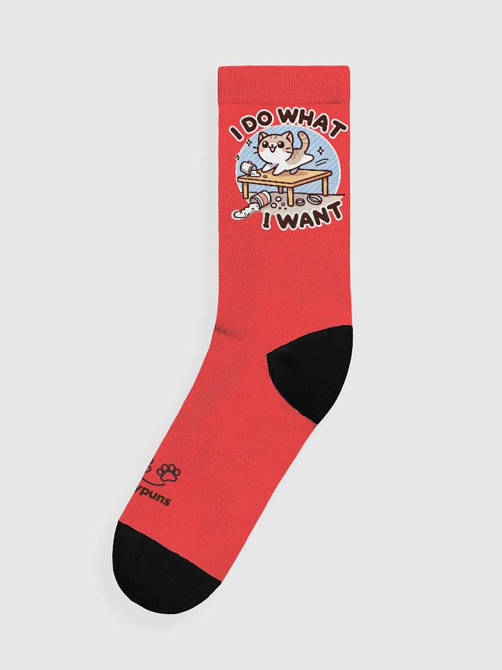 I do what I want red socks product image (1)