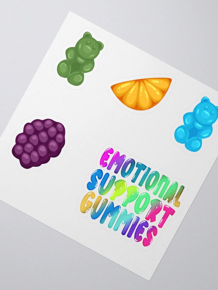 Emotional Support Gummies Sticker Page product image (4)