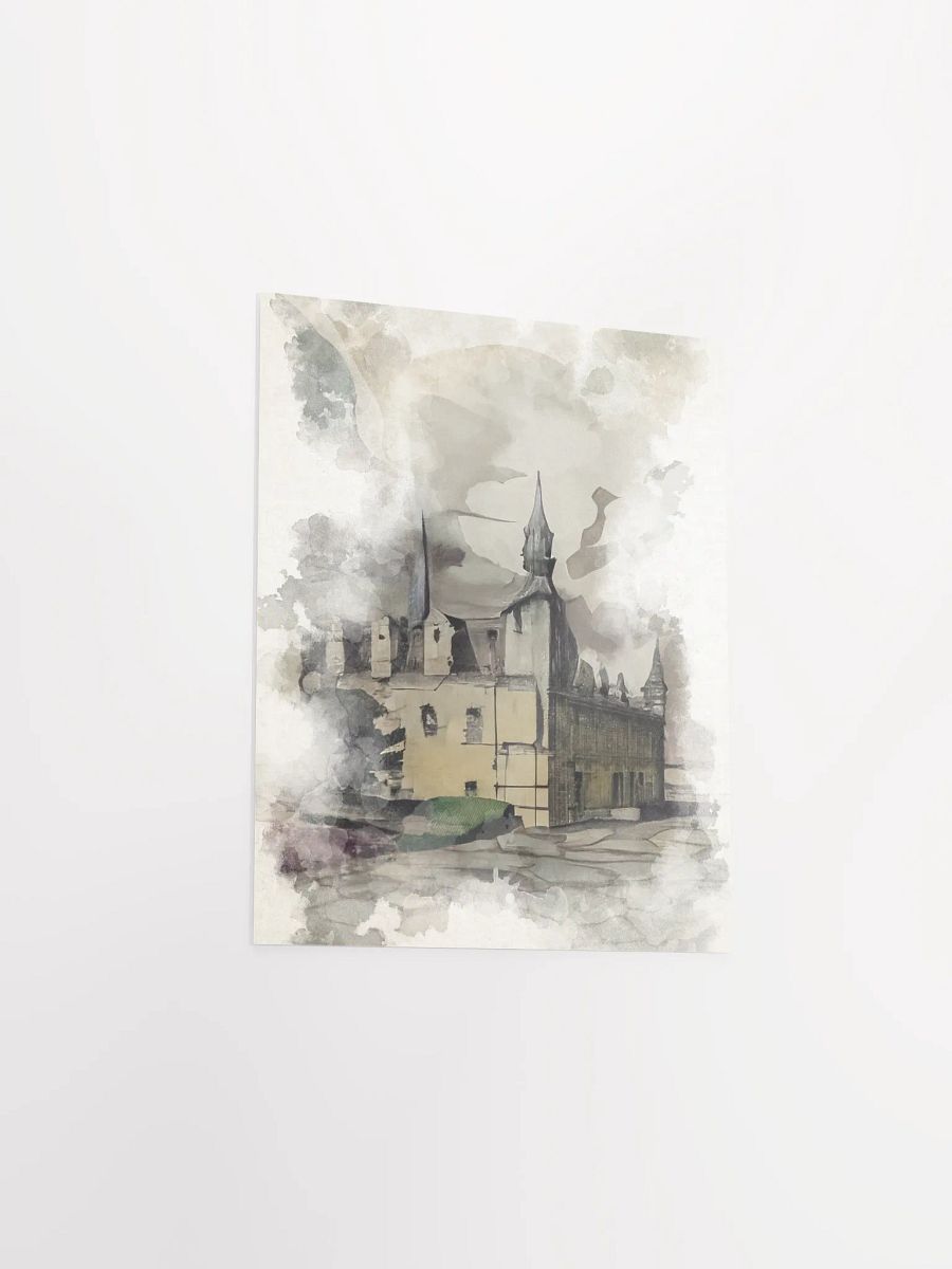 Kronborg castle - Watercolor painting - Portrait product image (8)