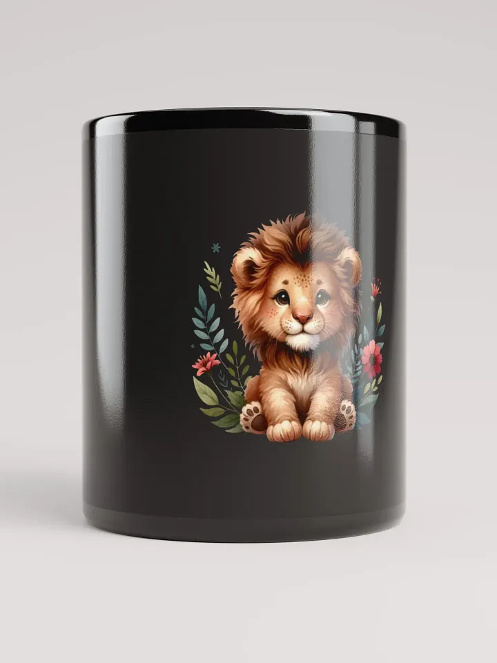 Floral Lion Cub Mug product image (1)