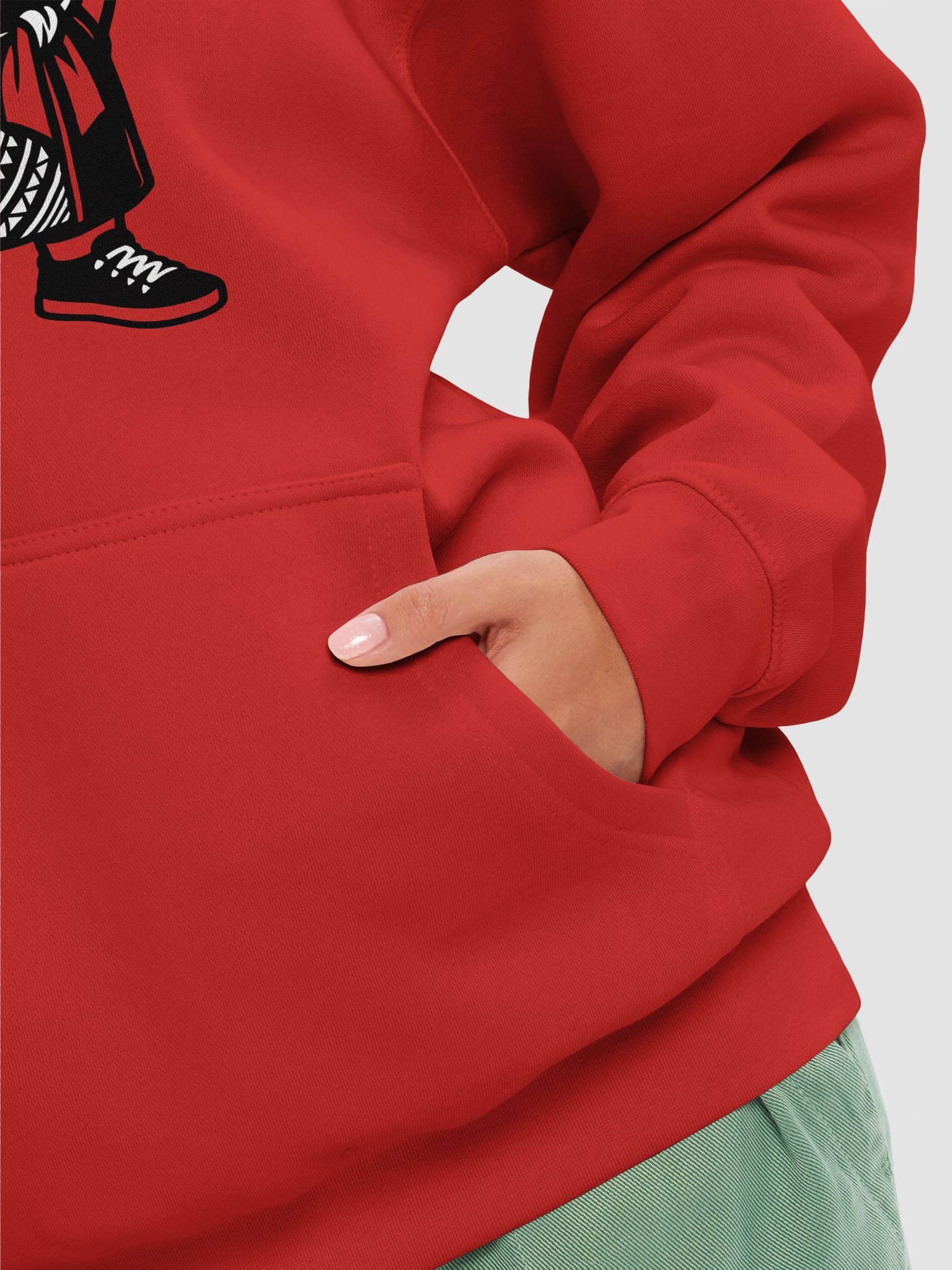 Samoan Urban Bear Hoodie – Lava Lava Streetwear Sweatshirt with Tribal Design | ASP Apparel product image (8)