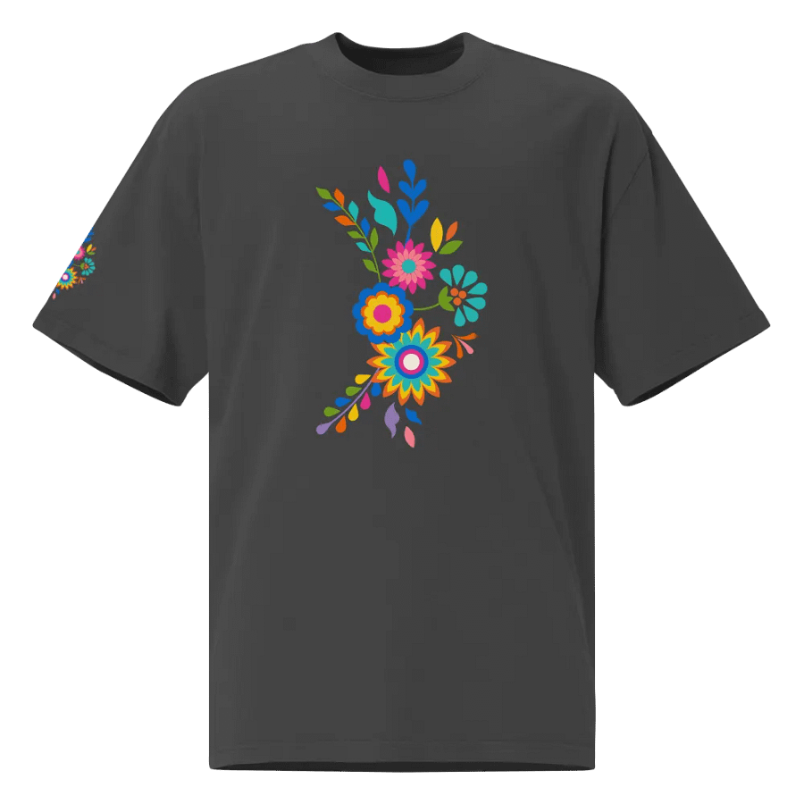 Blossom Burst Floral Oversized Tee product image (29)