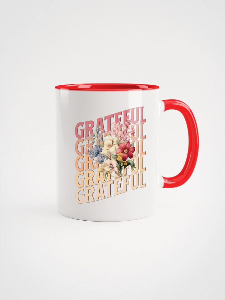 Grateful Blooms Ceramic Mug product image (1)