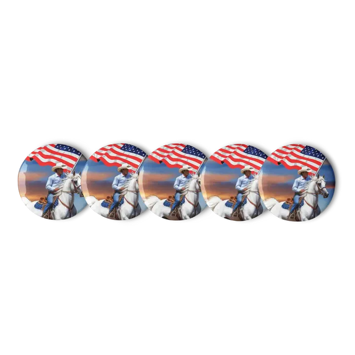 Ride for Freedom Pin Button Set product image (3)