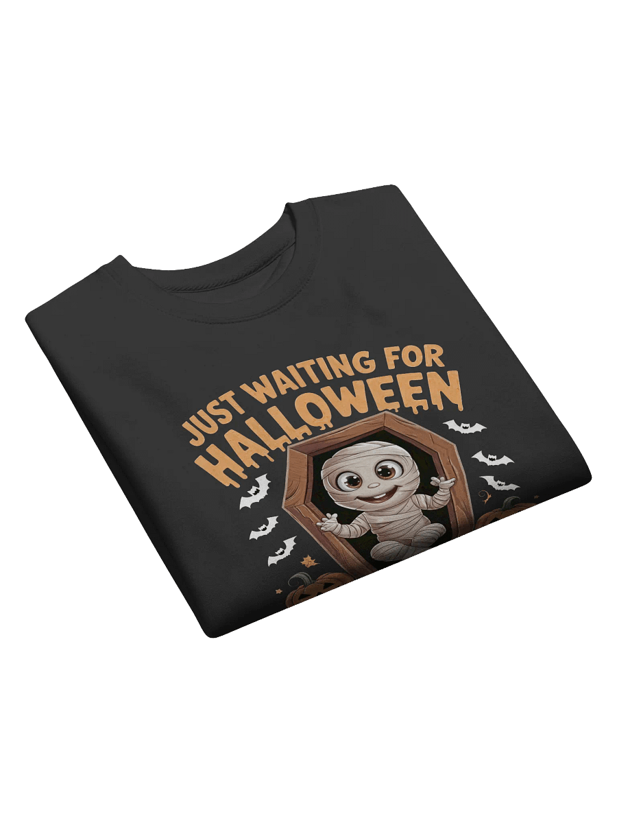 Mummified Halloween Sweatshirt, Spooky Vibes Gift, Cozy Horror Sweater product image (3)