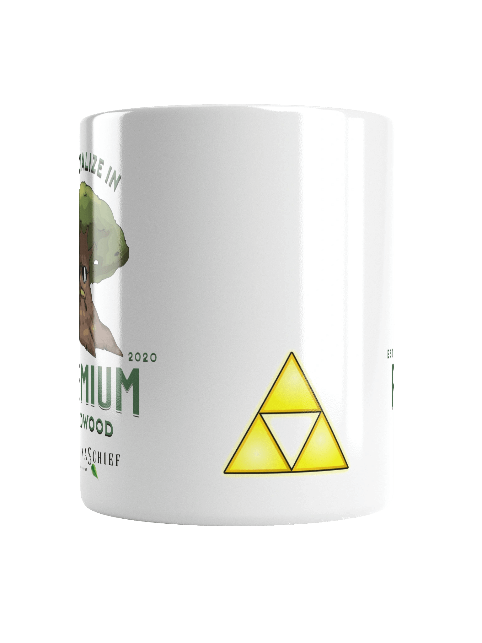 Premium Hardwood White Glossy Mug product image (6)