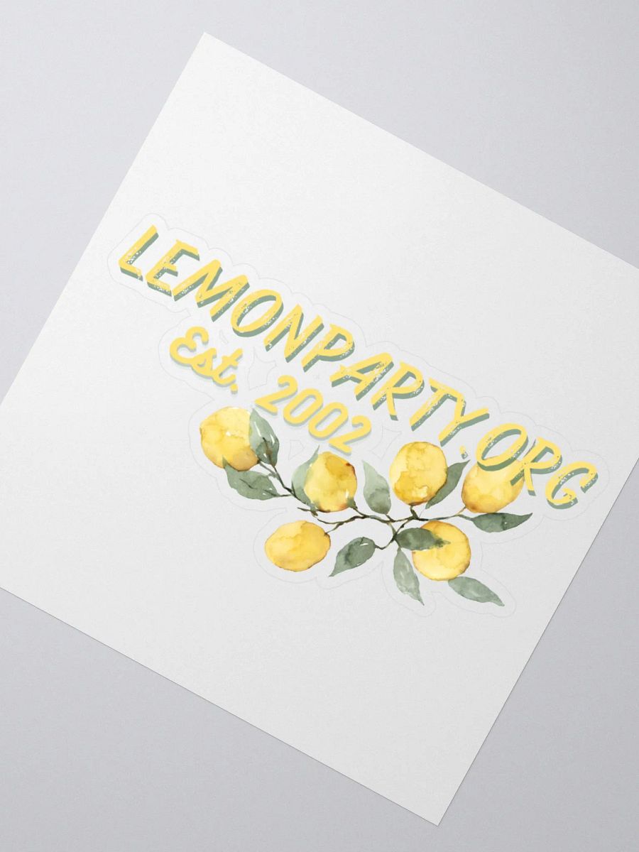 Lemon Party! - Kiss Cut Stickers product image (5)