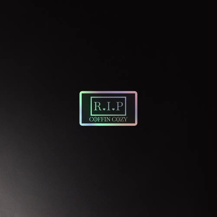 Rest in Peace Banner Holographic Sticker product image (1)