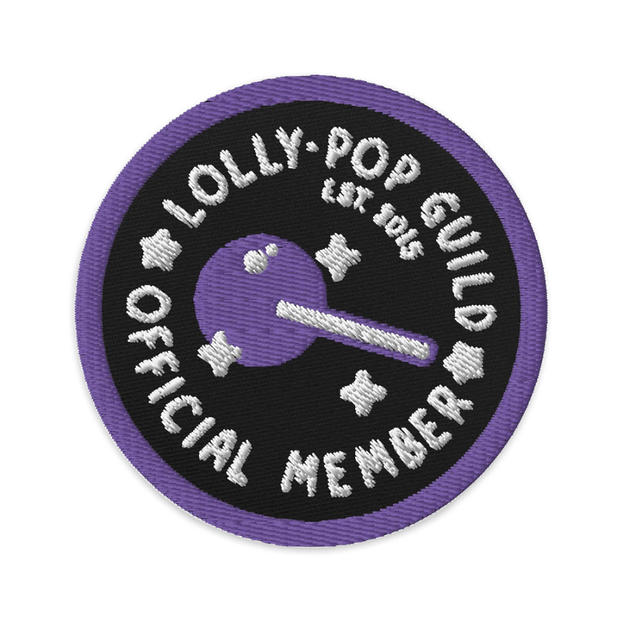 Lolly-Pop Guild Member Patch [Black] product image (1)