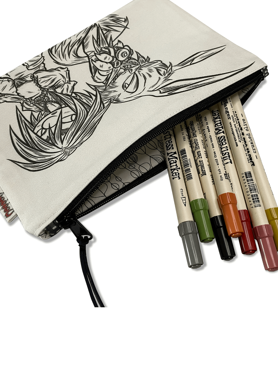 Kali and Tontorus Coloring Pencil Pouch product image (2)