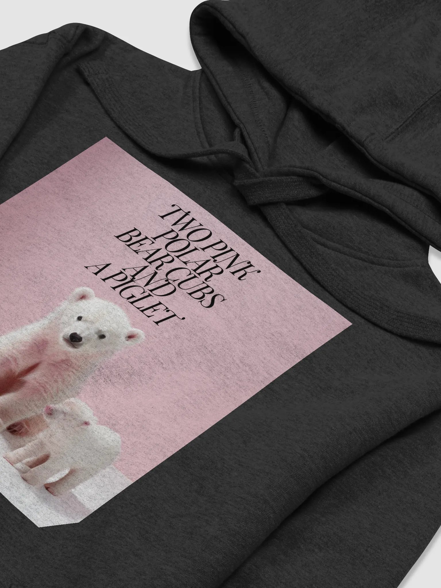 Two Pink Polar Bear Cubs and a Piglet product image (3)