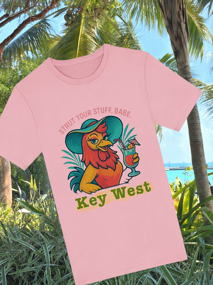 Key West Strut Your Stuff, Babe Ultra-Soft Rooster Tee product image (1)