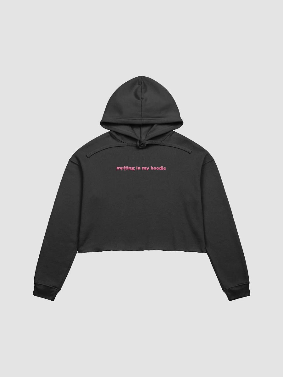 Melting in My Hoodie | Printed Crop Hoodie product image (1)