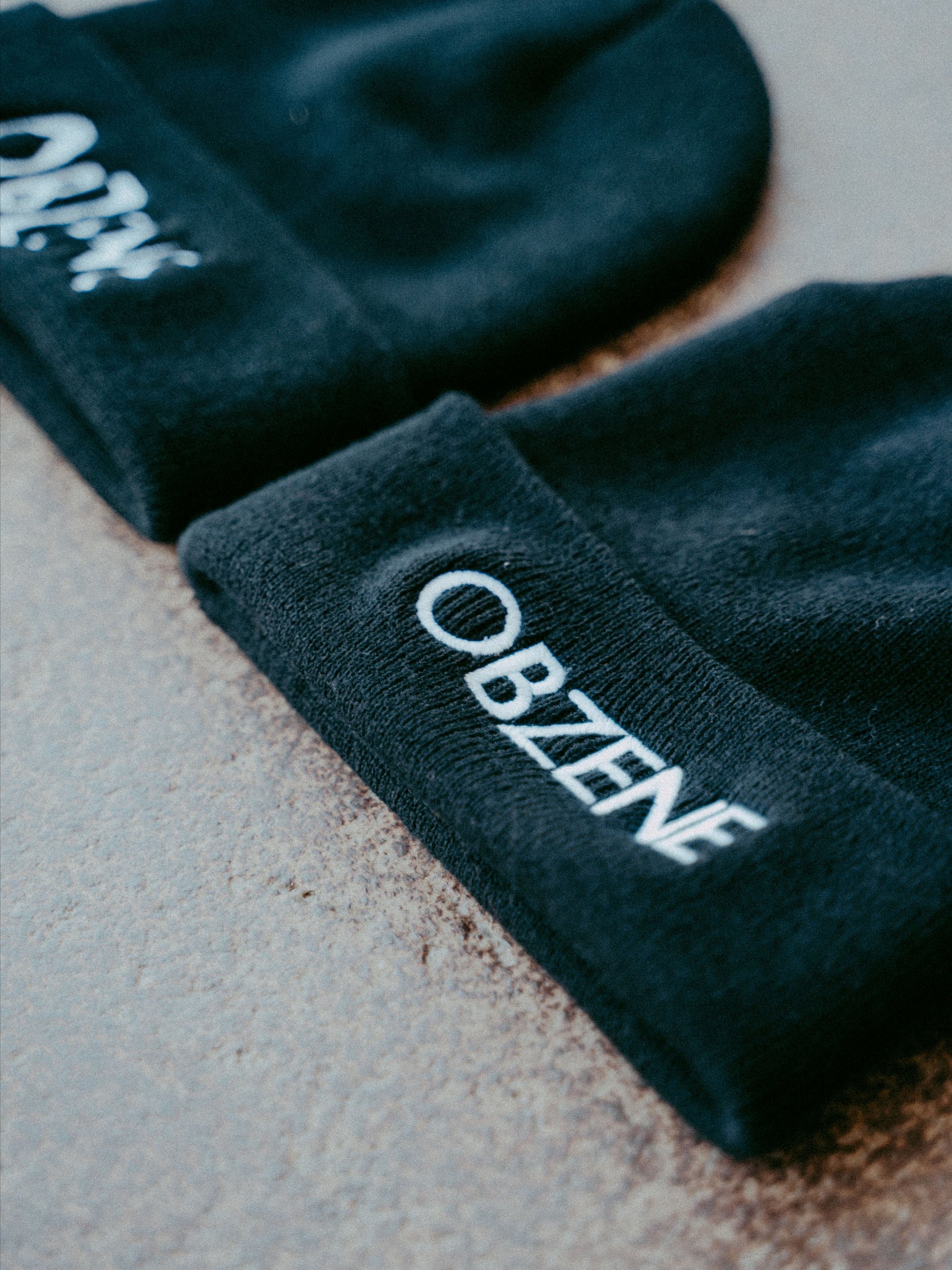 The Minimalist Beanie - BLACK BEANIE EMBROIDERED LOGO product image (3)