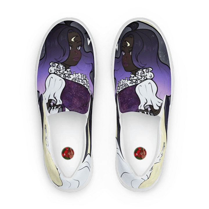 Crescent Princess - Slip On Womens Canvas Shoes product image (2)