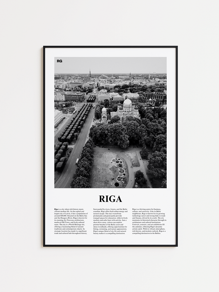 Riga 02 Newspaper Poster product image (1)