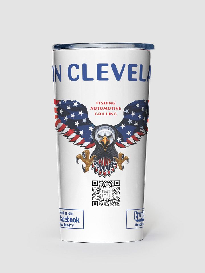 Patriotic Eagle 20oz Stainless Steel Tumbler product image (1)