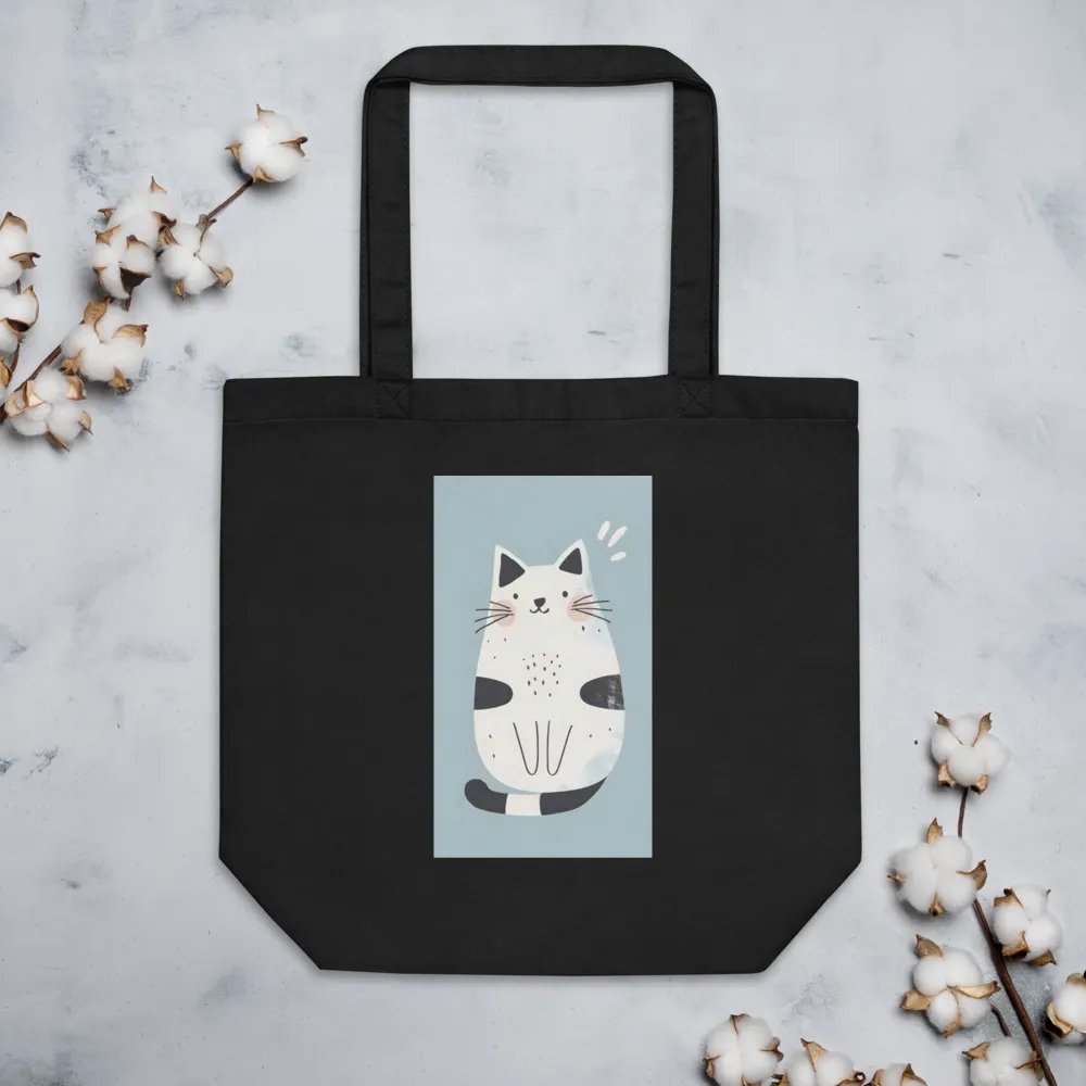 Pawsitively Adorable Cat Vibes - Econscious Eco-Friendly Tote Bag product image (5)