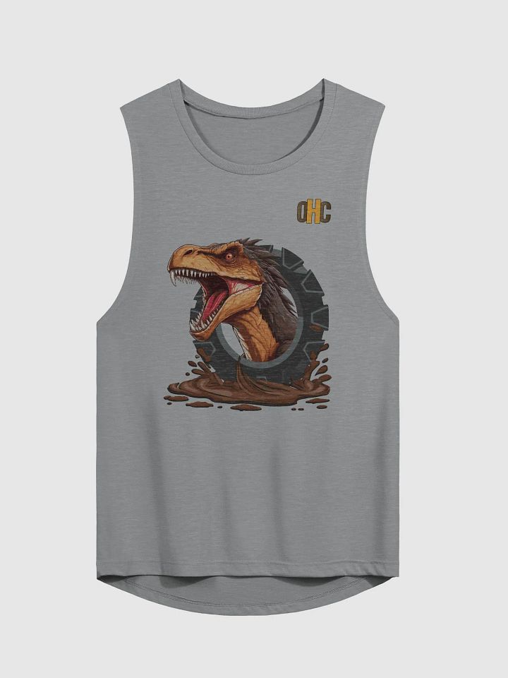The Two-Wheel Daredevil (Dino) - Bella+Canvas Women's Flowy Muscle Tank product image (3)