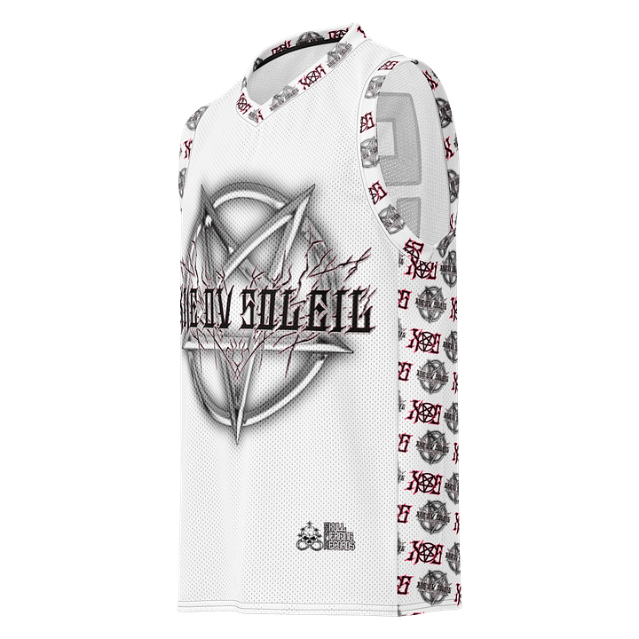 XNE OV SOLEIL Basketball Jersey (White) product image (1)