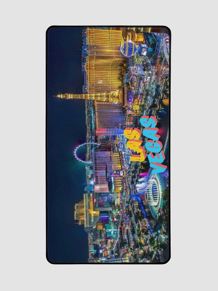 Vibrant Vegas Nights Desk Mat product image (2)