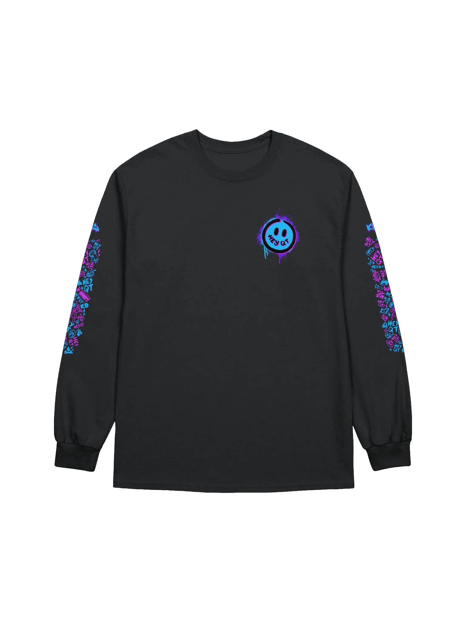 Graffiti Hey QT Long Sleeve T-Shirt product image (3)