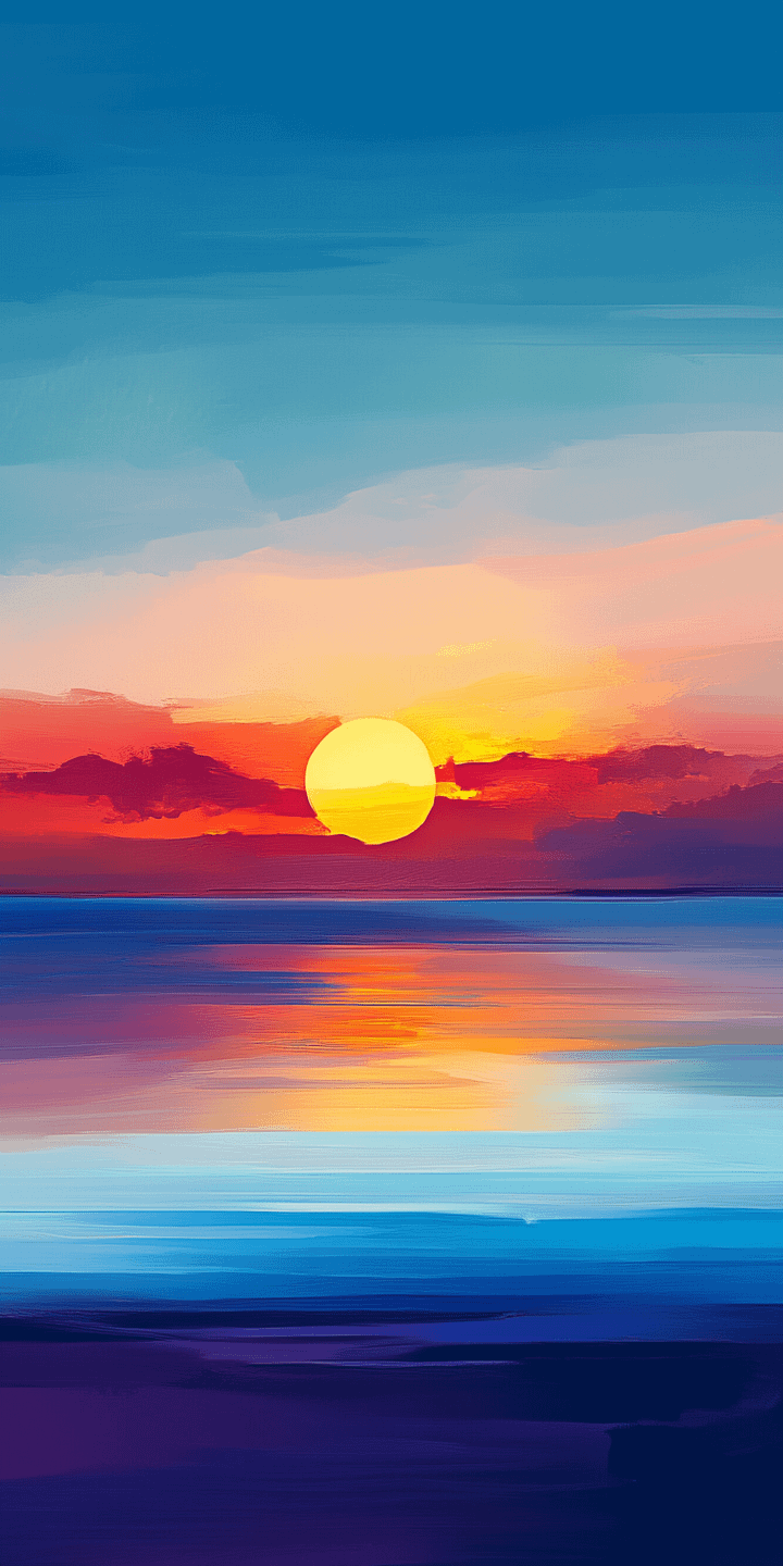 Phone Background Beach Sunset product image (1)