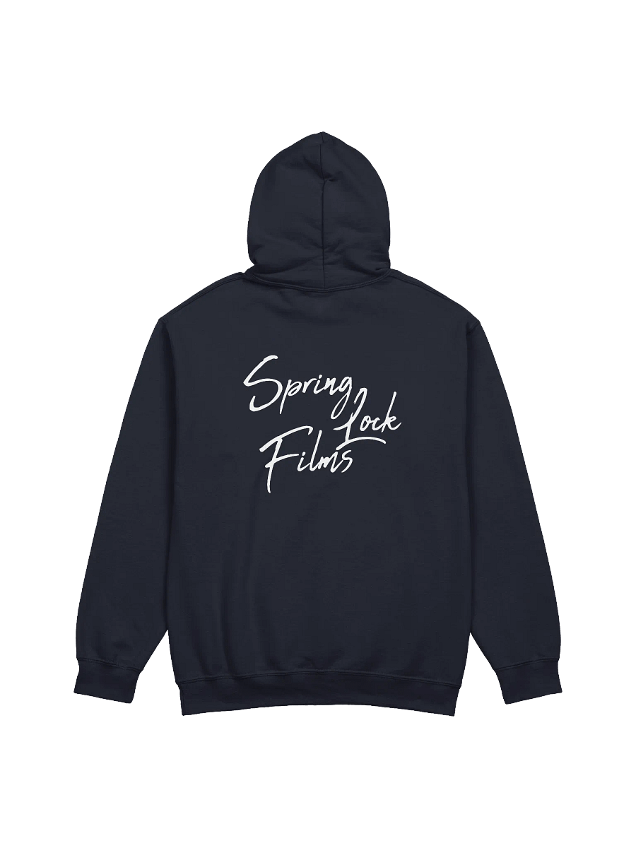 'Inspiring Creativity' (Spring-Lock Films) Graphic Cursive Hoodie - White Edition product image (2)
