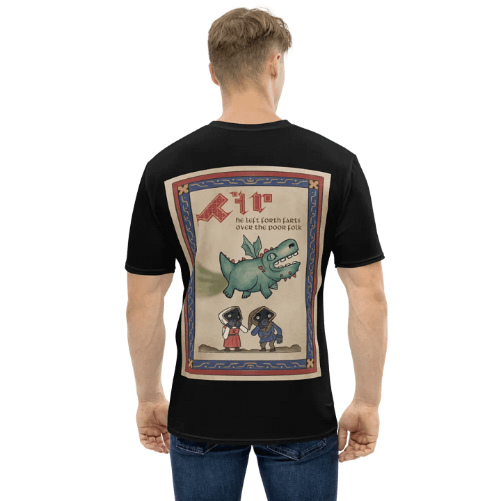 Puff Poster T-Shirt - Black product image (1)