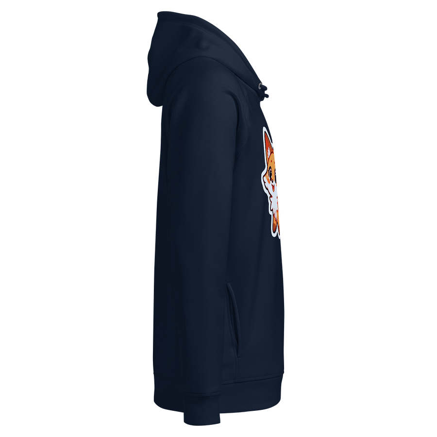 Foxy Charm Unisex Pocket Hoodie product image (4)