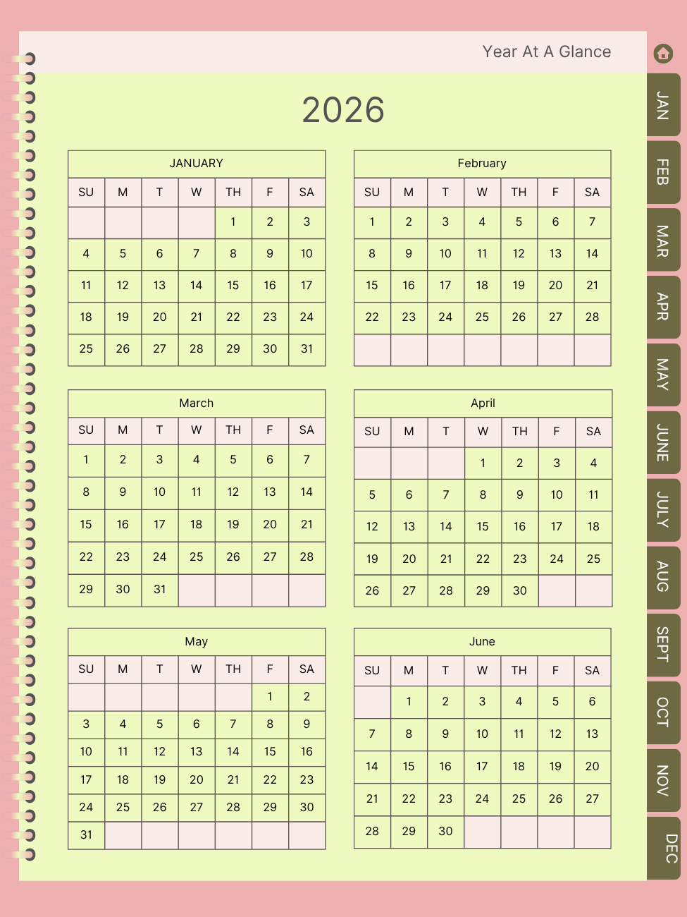 2026 Digital Planner product image (2)