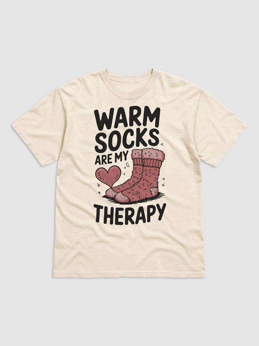 Warm Socks Are My Therapy Tee product image (2)