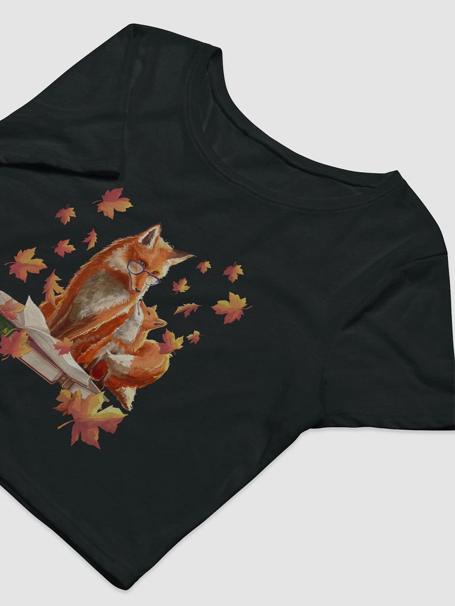 Fall Fox Family Crop T-Shirt product image (5)