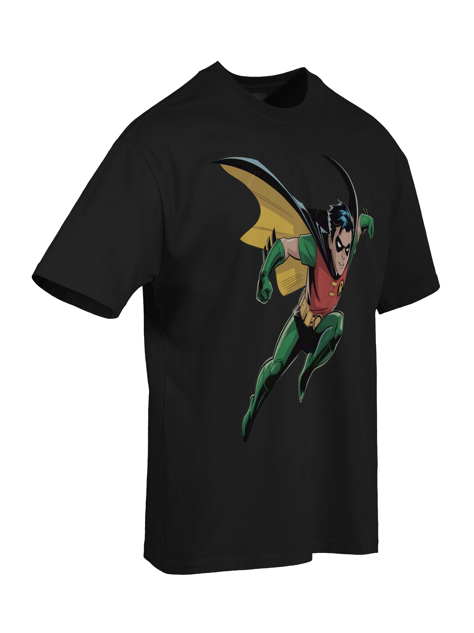 Robin Caped Leap Oversized Faded T-Shirt product image (8)