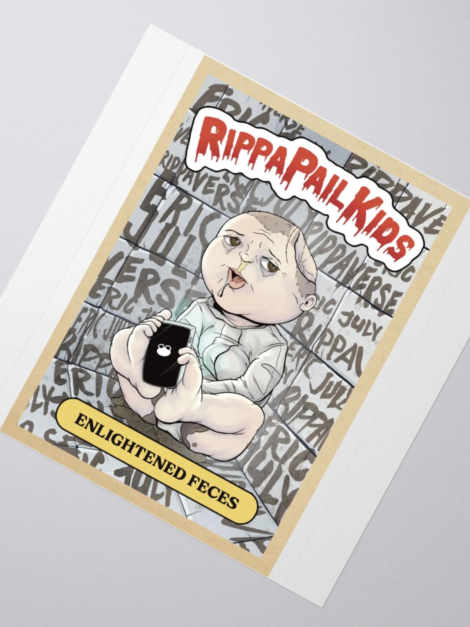 RippaPail Kids Enlightened Feces Sticker product image (2)