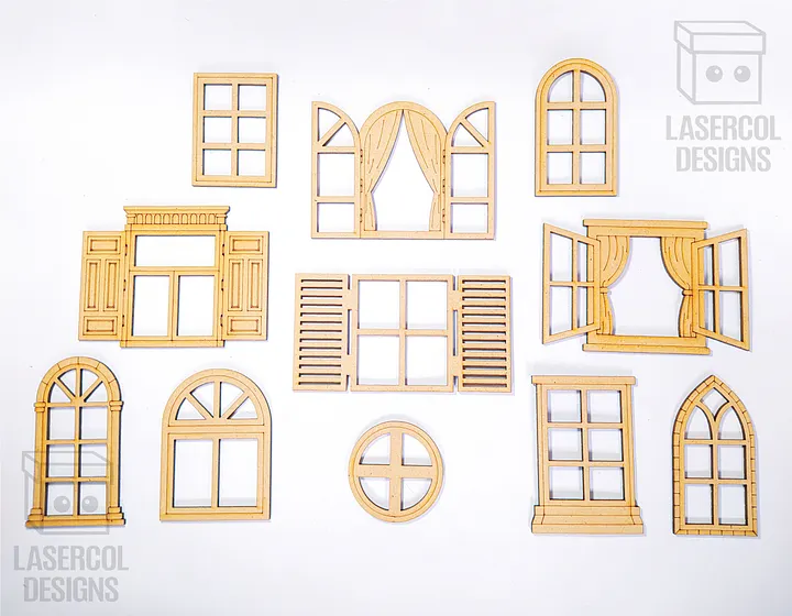 Windows Cut Outs - Laser Cut Files product image (2)