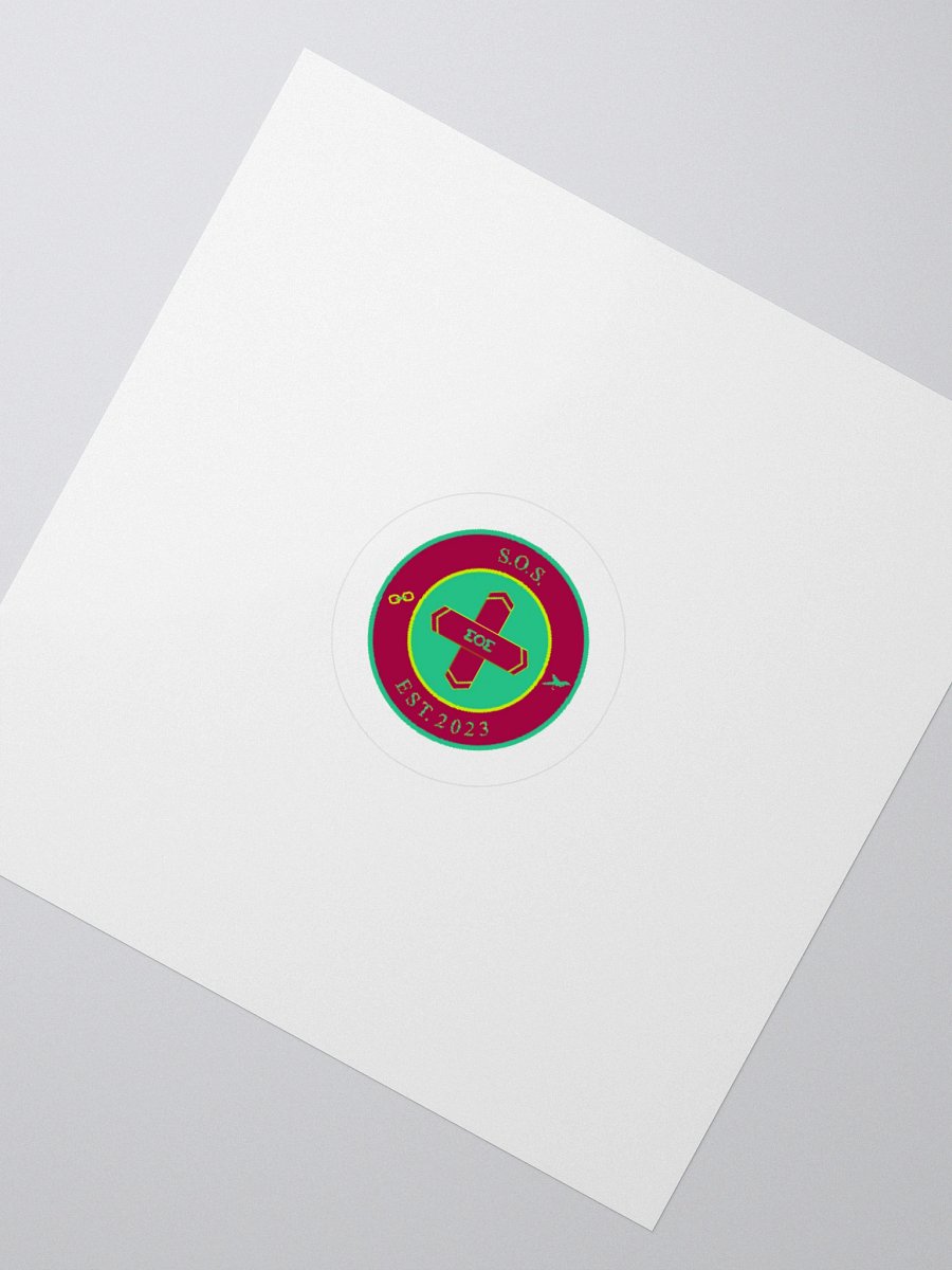 S.O.S. Shield Kiss Cut Sticker product image (8)
