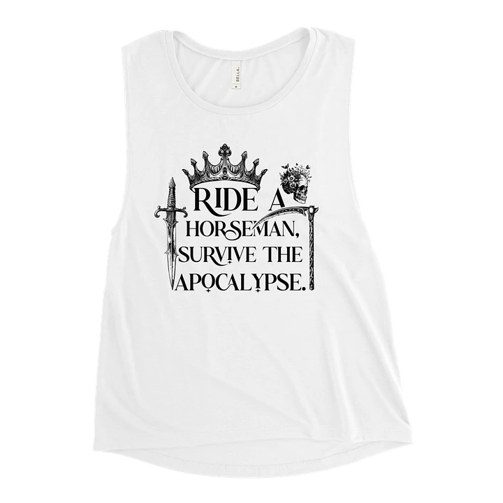 Ride a Horseman Bella+Canvas Women's Flowy Muscle Tank product image (46)