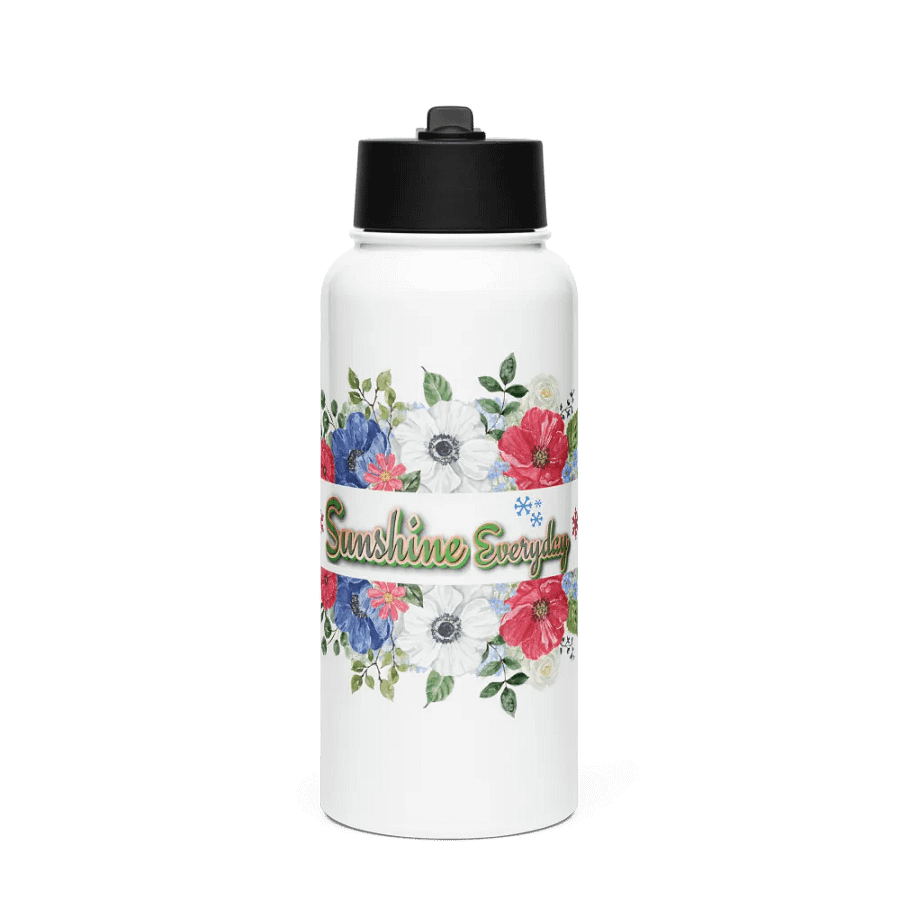 Sunshine Blooms Stainless Steel Bottle product image (1)