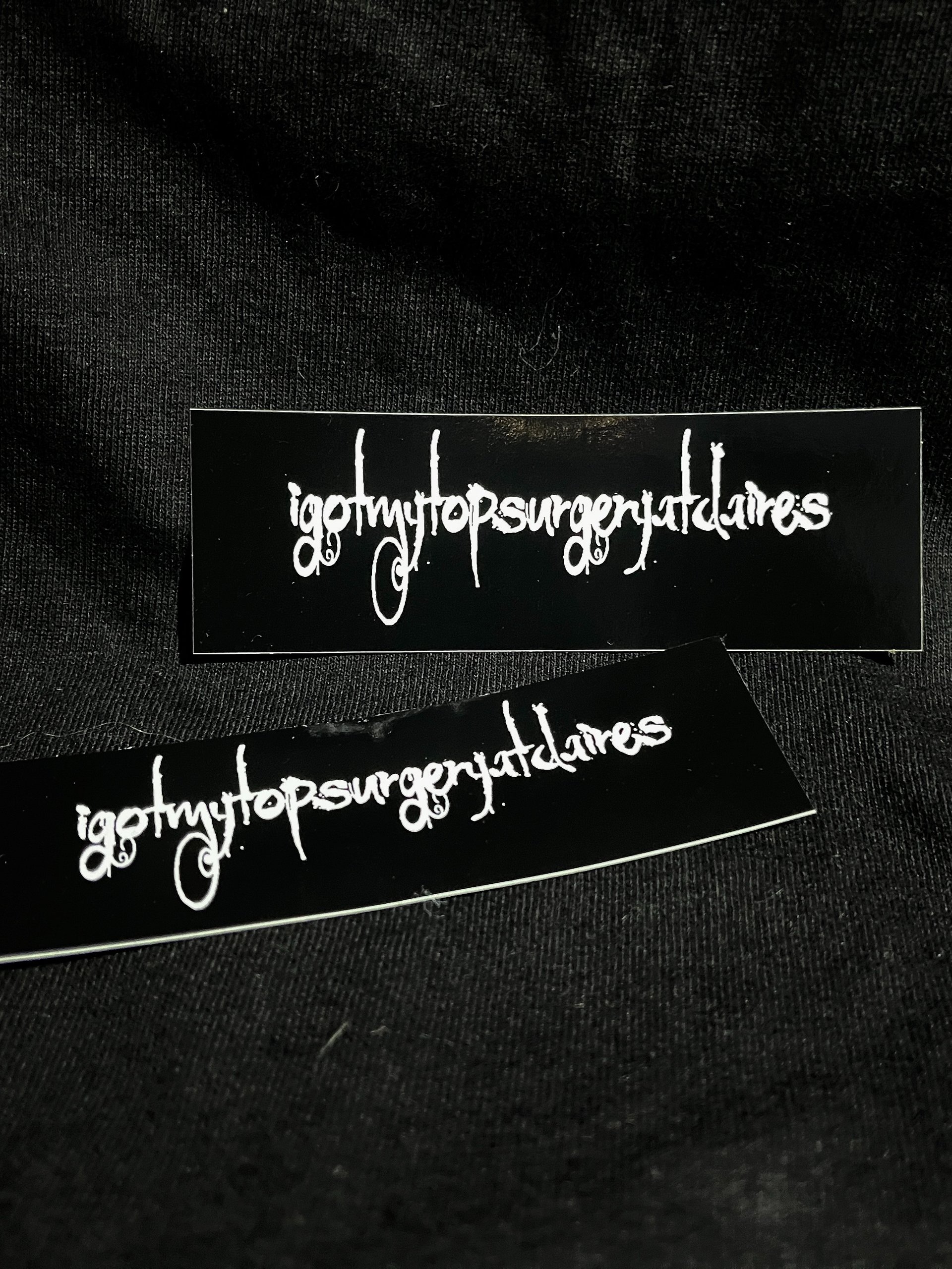 I Got My Top Surgery At Claire's Screamo Stickers product image (1)