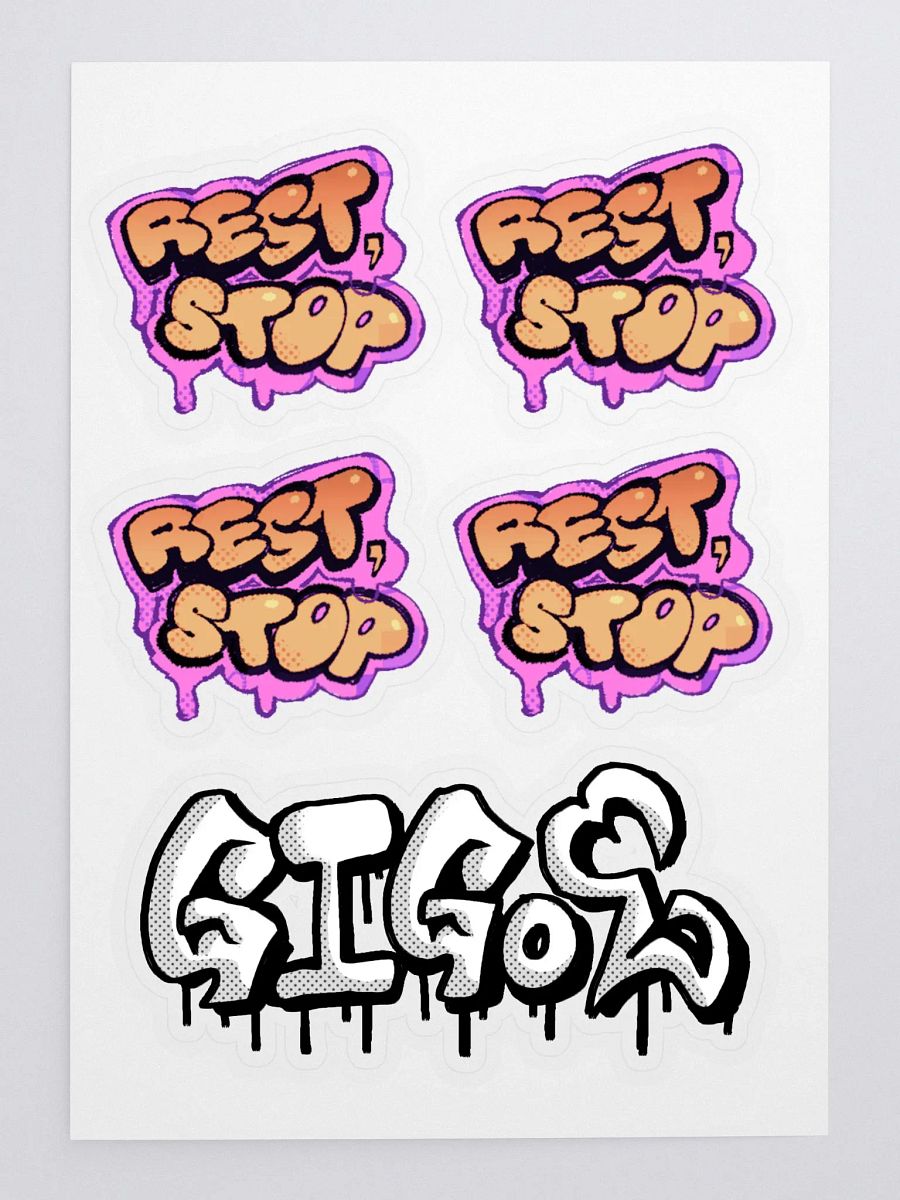 REST STOP 01: STICKER SHEET product image (3)