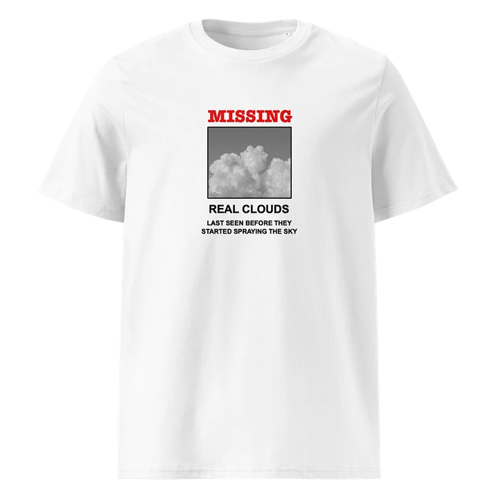 Missing: Real Clouds - Organic Cotton Short Sleeve T-Shirt product image (1)