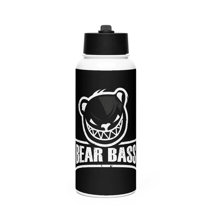 BEAR BASS Large Water Bottle (Black) product image (1)
