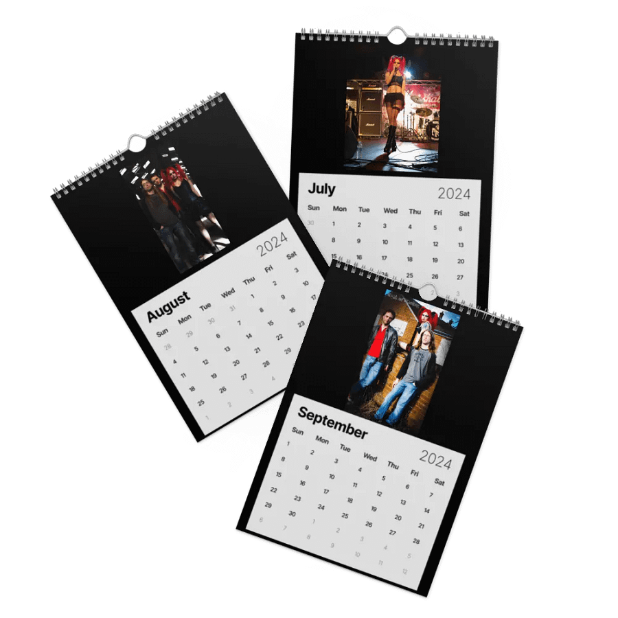 Weak Of Wanting Band 2024 Calendar product image (11)