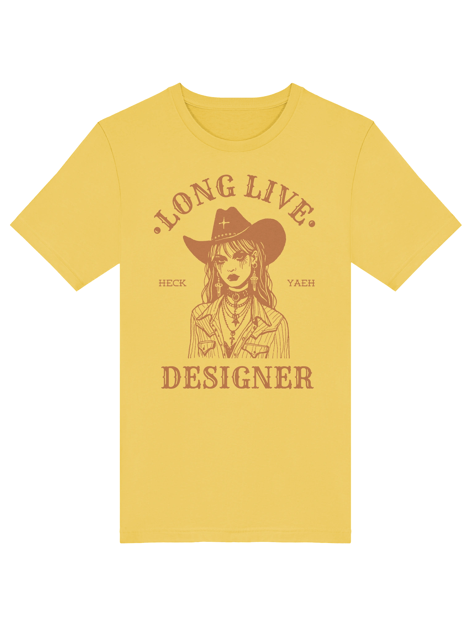 Designer Cowboy Orange Supersoft Tee product image (89)