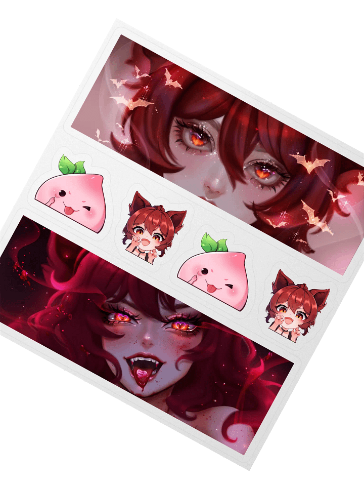 Nixi & Peachums Sticker Set product image (2)