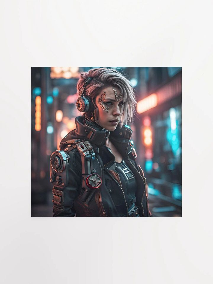 Cyberpunk Female Poster product image (3)